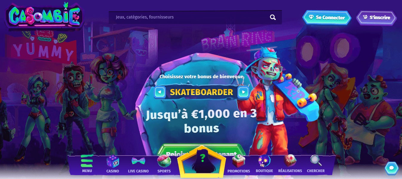 banner Casombie Casino : Quel type de zombie êtes-vous ?